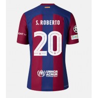 Camiseta Barcelona Sergi Roberto #20 Primera Equipación 2023-24 manga corta